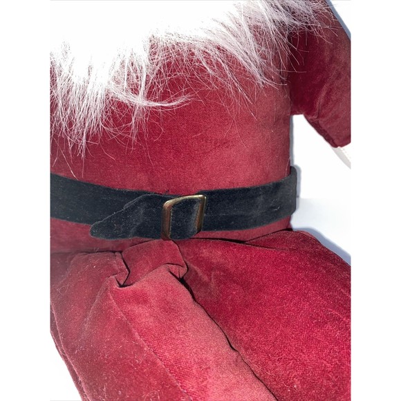 Woof & Poof Velveteen Christmas Plush Santa Musical VTG 1994 Handmade 22” - Picture 4 of 6